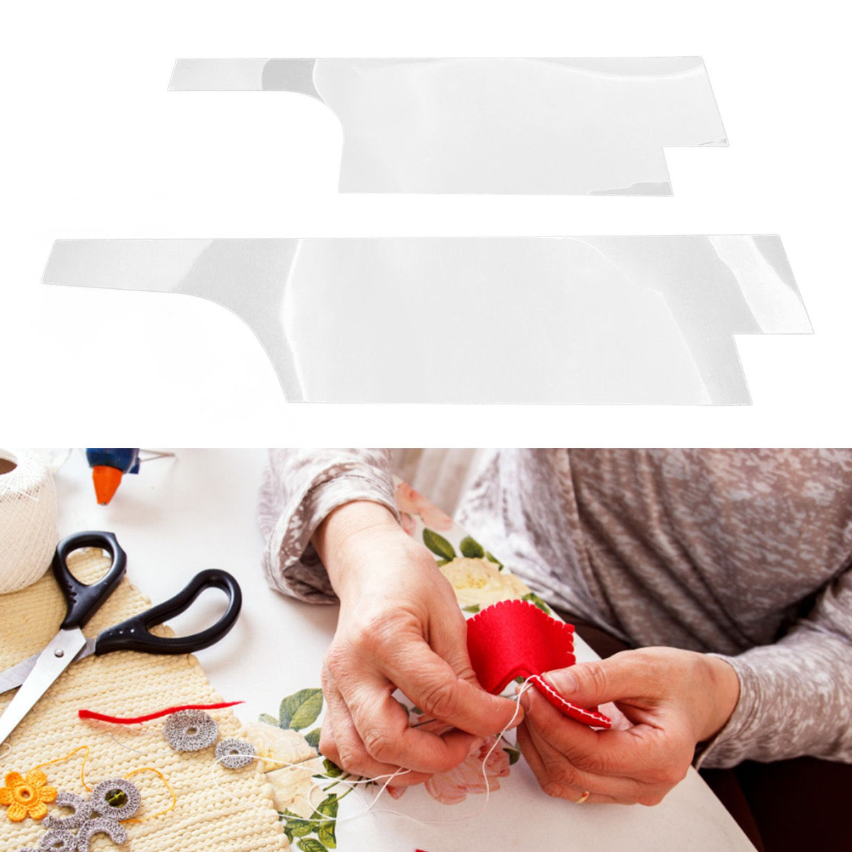 Bag Templates Repeatable Precise Cutting Efficient DIY Sewing Tool Quilting Stencils for Handbag Shopping Bag