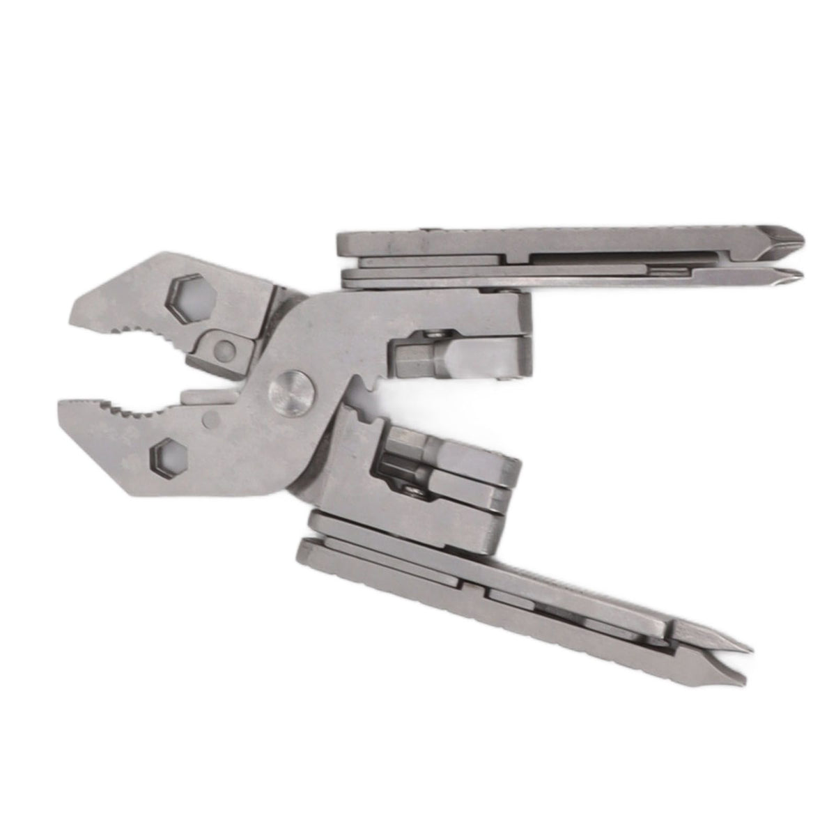 Multitool Pliers Cast Steel Screwdriver Card Needle Wire Stripper Wrench Multi Tool