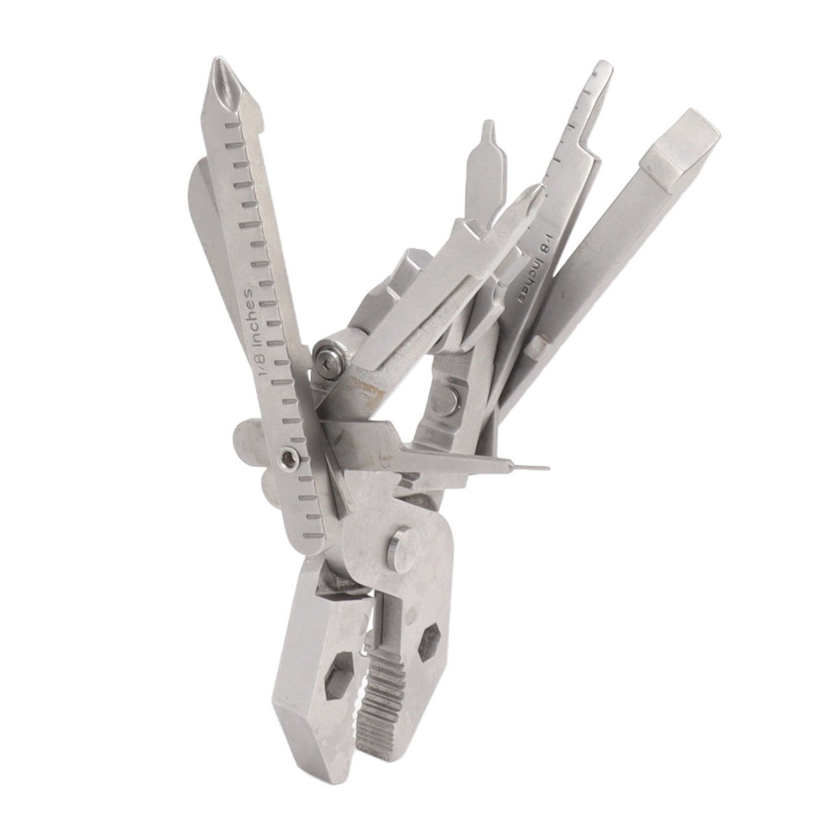 Multitool Pliers Cast Steel Screwdriver Card Needle Wire Stripper Wrench Multi Tool
