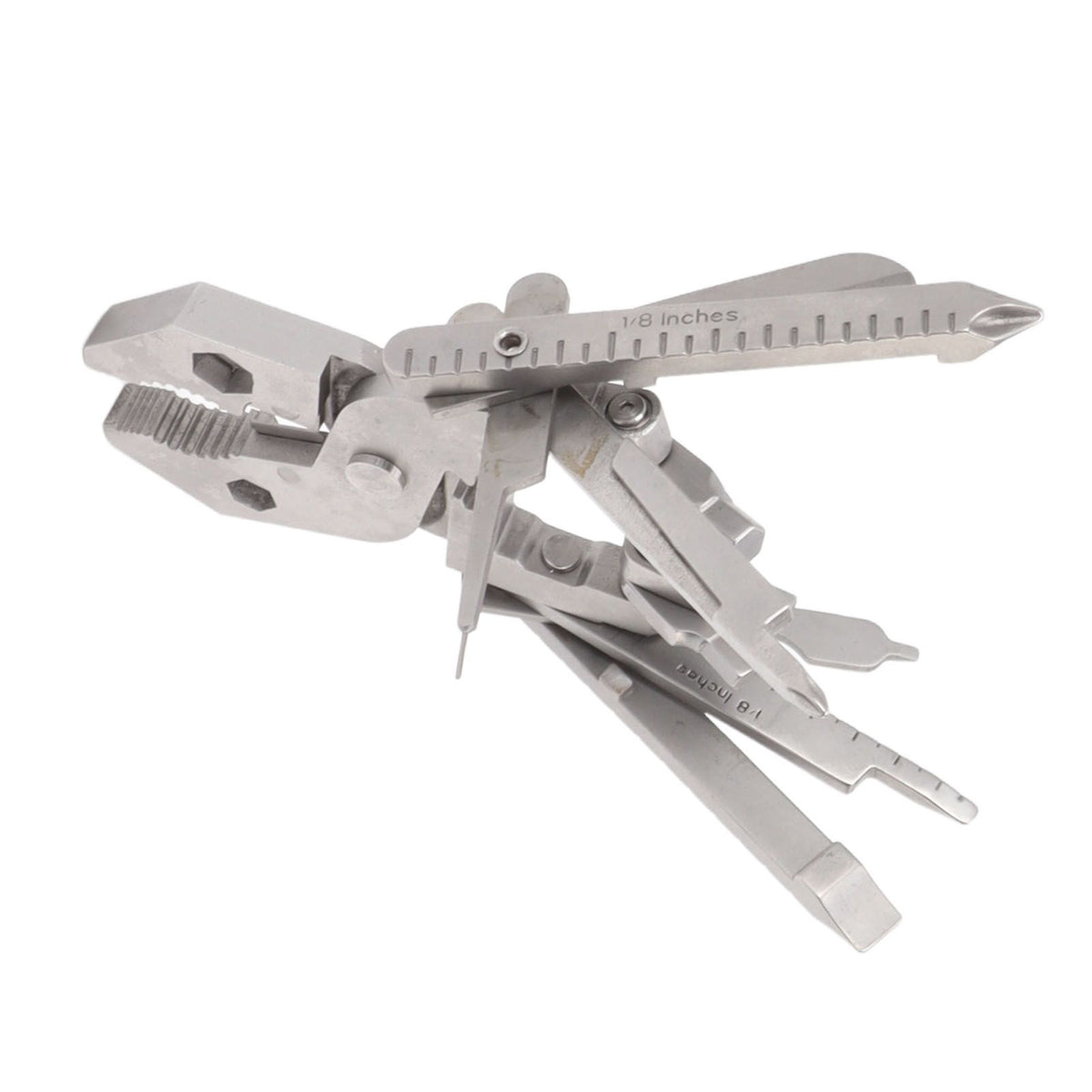Multitool Pliers Cast Steel Screwdriver Card Needle Wire Stripper Wrench Multi Tool