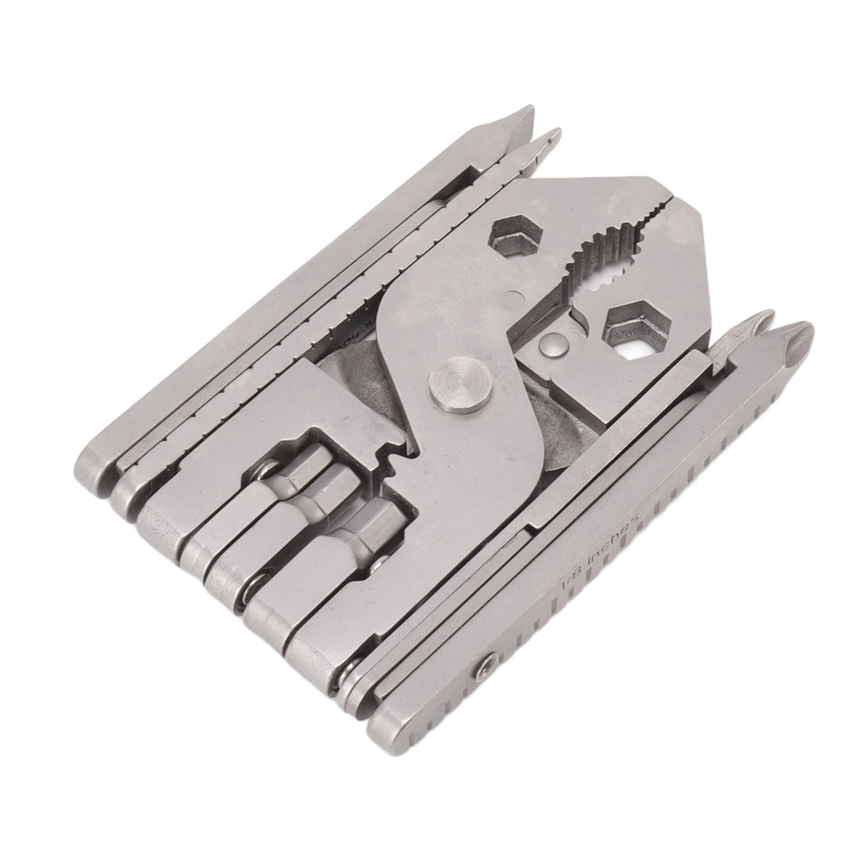 Multitool Pliers Cast Steel Screwdriver Card Needle Wire Stripper Wrench Multi Tool