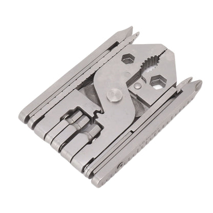 Multitool Pliers Cast Steel Screwdriver Card Needle Wire Stripper Wrench Multi Tool