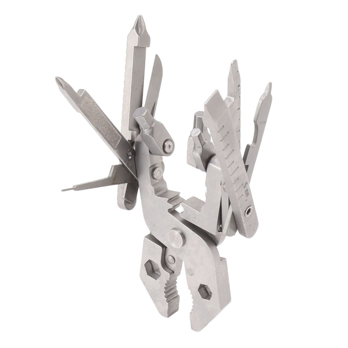 Multitool Pliers Cast Steel Screwdriver Card Needle Wire Stripper Wrench Multi Tool