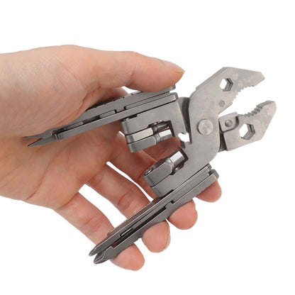 Multitool Pliers Cast Steel Screwdriver Card Needle Wire Stripper Wrench Multi Tool