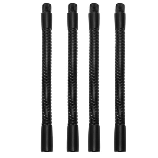 4 Pcs Gooseneck Lamp Hose Aluminium 10mm Caliber Flexible Table Desk Lamp Hose Lighting Fittings 15cm