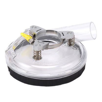 Dust Shroud Kit Transparent ABS Dry Grinding Dust Cover for 4in to 5in Angle Grinders Wet Polisher