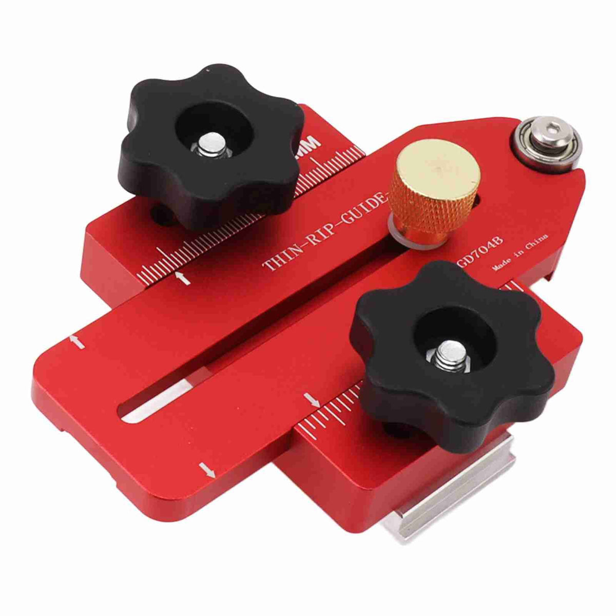 Woodworking Table Saw Jig Aluminum Alloy Router Table Band Saw Jig Guide for Repeat Narrow Strip Cuts