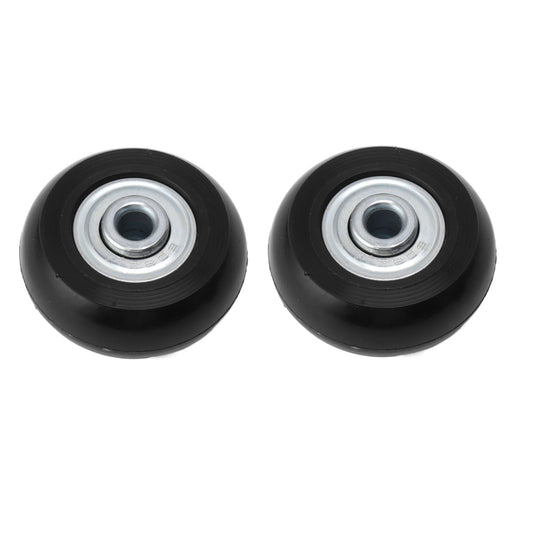 2pcs Suitcase Caster Wheels Replacement Mute Rubber Swivel Caster Wheels Bearings Repair Kits 43mm X 18mm