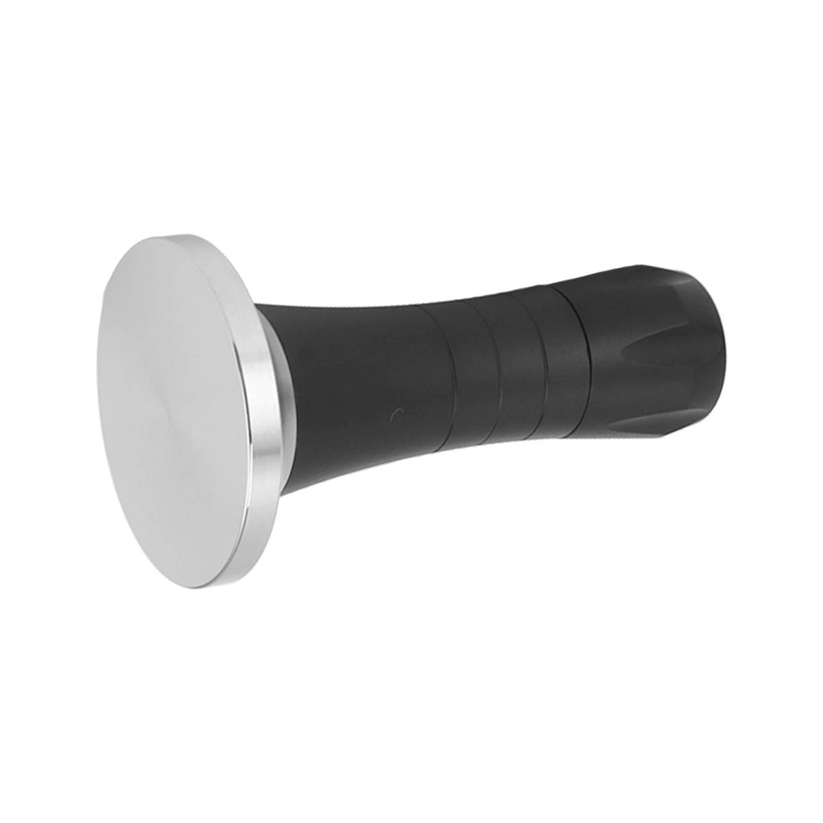 Coffee Tamper Stirrer Kit Distribution Tool Set 2 in 1 Hand Presser for Home Black 51mm