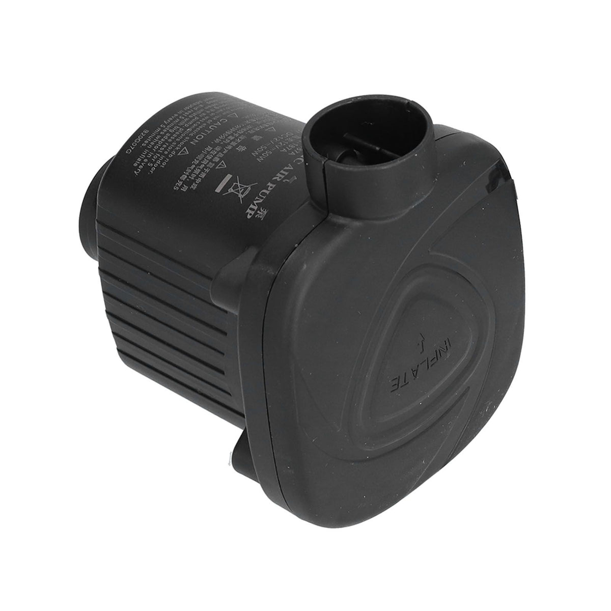 Air Pump DC12V Power 50W 2 Functional Nozzles Light Weight Inflator Pump for Rubber Boat