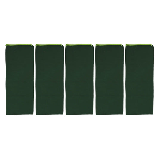 5PCS Flood Barriers Thickened Reusable Zipper Organic Silicone Flood Protection Sand Bags for Home Garage Doors Windows