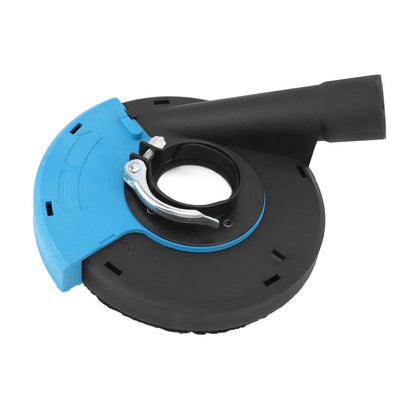 Angle Grinder Grinding Dust Shroud Blue Black 5inch Multifunctional Angle Grinder Dust Collector For Grinding Stone Flooring Concrete