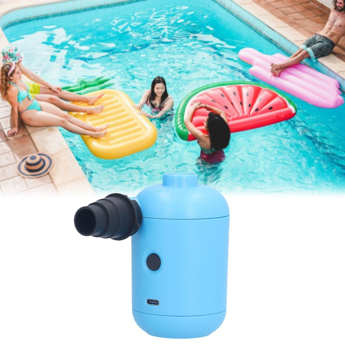 USB DC 5V Electric Air Pump Portable Quick Inflate Deflate Air Pump for Swimming Rings Inflatable Toys