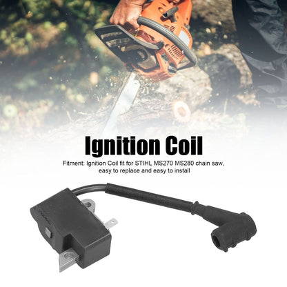 Chainsaw Ignition Coil Accessory Wear Resistant Fit for STIHL MS270 MS280 Chain Saw