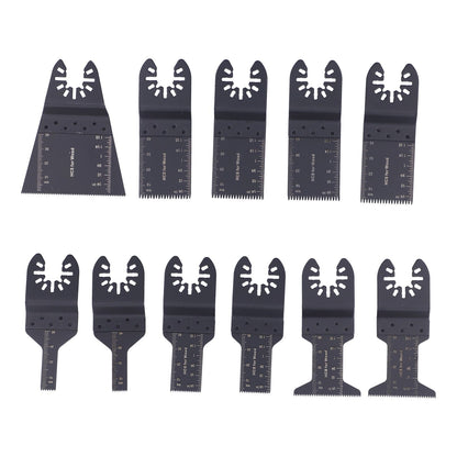11PCS Oscillating Multitool Blade Quick Release Universal Saw Blade Woodworking Blade Oscillating Tool Blade