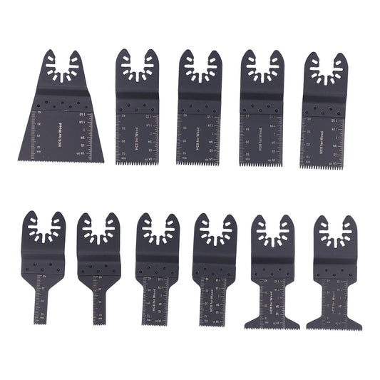 11PCS Oscillating Multitool Blade Quick Release Universal Saw Blade Woodworking Blade Oscillating Tool Blade