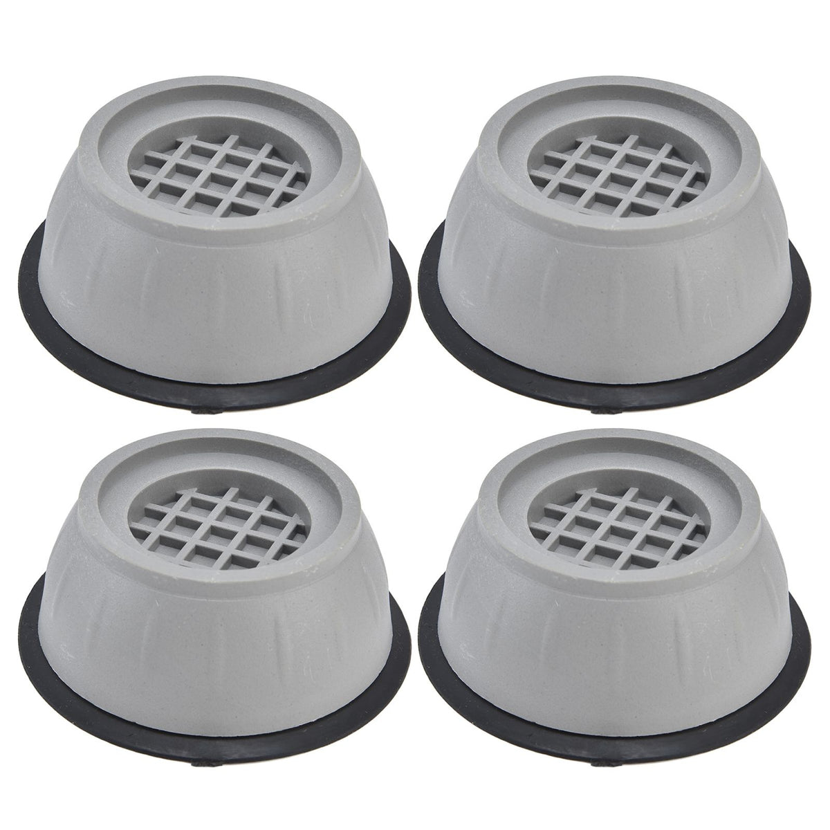 4pcs Washing Machine Pad Shockproof Noise Cancelling Prevent Slip Washer Foot Cushion for Refrigerator Dryer9cm Diameter