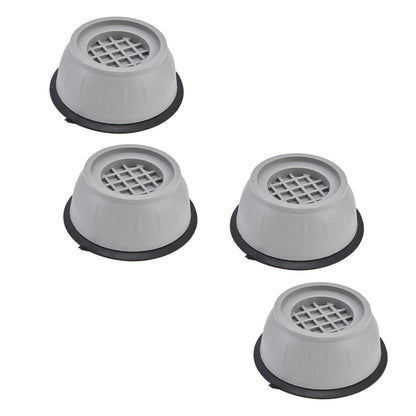 4pcs Washing Machine Pad Shockproof Noise Cancelling Prevent Slip Washer Foot Cushion for Refrigerator Dryer9cm Diameter
