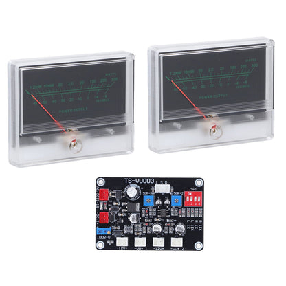 VU Meter Driver Board High Precise Adjustment Power Amplifier DB Meter with Backlit for DIY