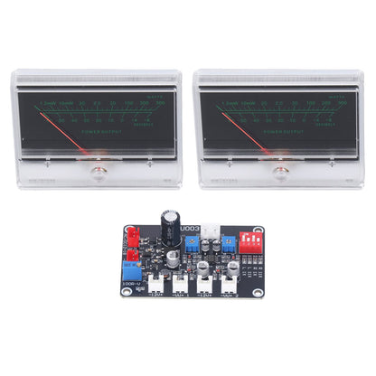VU Meter Driver Board High Precise Adjustment Power Amplifier DB Meter with Backlit for DIY