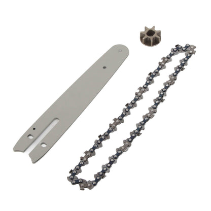 Chainsaw Chain Set Steel Sprocket 186mm Guide Plate 230mm Chain 6in Saw Replacement Accessories for Mini Electric Chainsaw