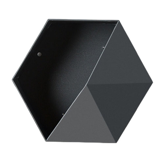 Hexagonal Wall Shelf Geometric Hexagonal Storage Shelf Simple Geometric Wall Floating Shelf
