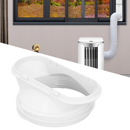 Air Conditioner Window Adapter Flat Mouth Exhaust Hose Connector Tube Connector for 5.9in 5in Pipe Mobile Air Conditioning Accessories