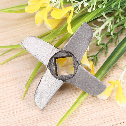 Cross shaped Professional Steel Kitchen Meat Grinder Blade Mincers Cutter Part #10