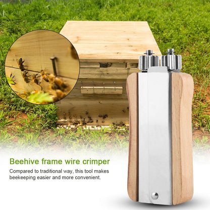 Stainless Steel Tight Wire Beehive Frame Installation Tool Apiculture Crimper
