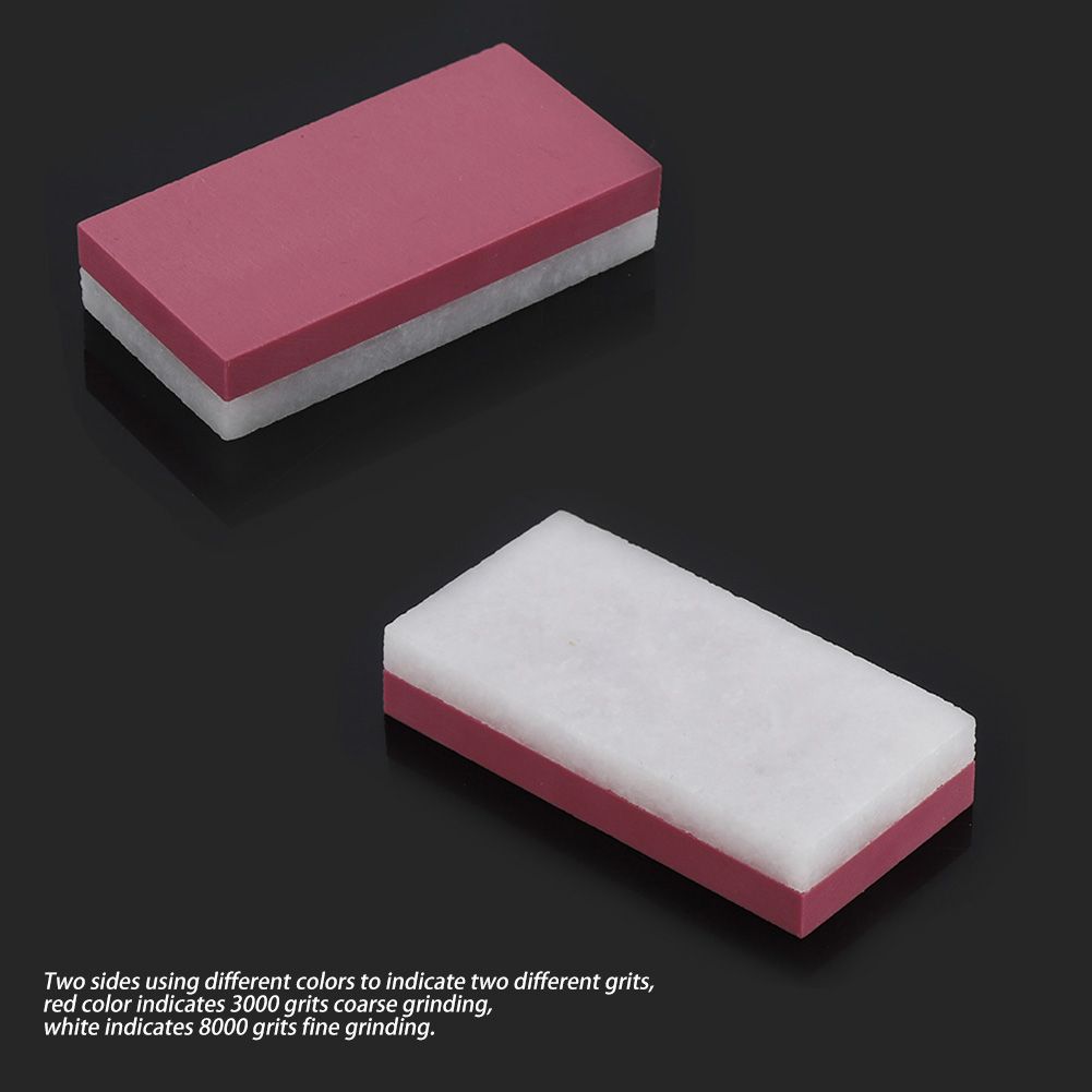 3000# 8000# Grit Double Sides Kitchen Sharpening Stone Knife Sharpener Tool Whetstone