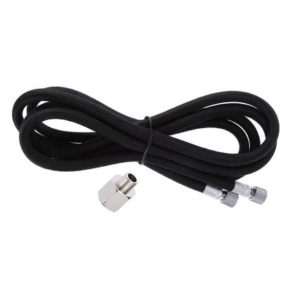 1.8M EVA Braided Airbrush Hose Air Tube 1/8"-1/4" Adaptor Fitting Ends Coupling