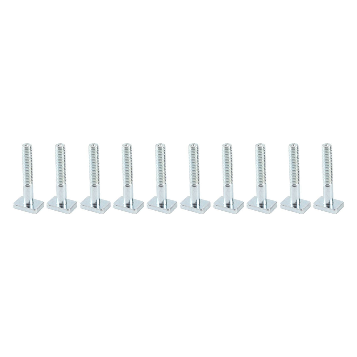 10pcs M6-40 T Sliding Screws Metal T-nuts for Woodworking