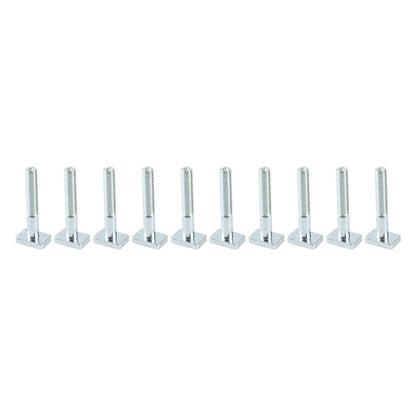 10pcs M6-40 T Sliding Screws Metal T-nuts for Woodworking