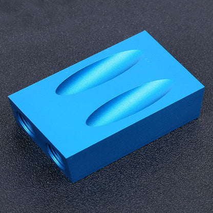Aluminum Alloy Woodworking Drilling Oblique Hole Locator Positioner Kit Carpentry Accessory