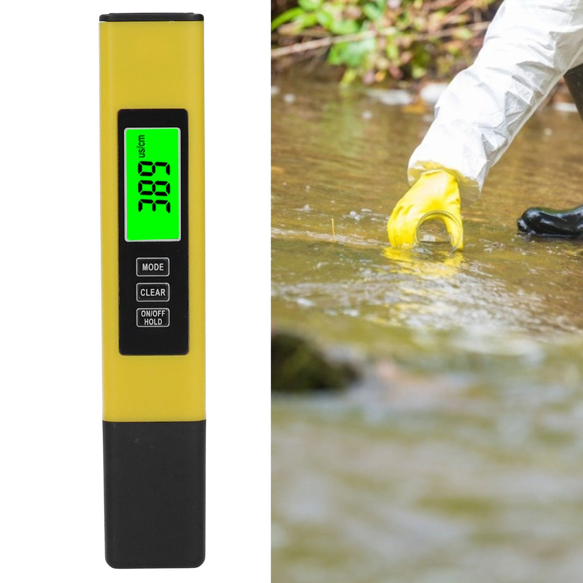 3‑in‑1 Digital Water Quality Tester Test Meter Pen Professional TDS EC Temperature Meter