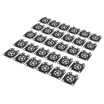 30Pcs/Set Carburetor Diaphragm Gasket Chainsaw Accessory for ZAMA 2500/3800/4500/5200/5800