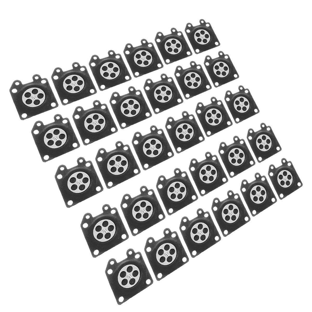 30Pcs/Set Carburetor Diaphragm Gasket Chainsaw Accessory for ZAMA 2500/3800/4500/5200/5800