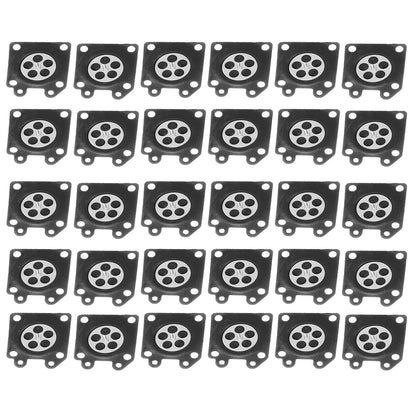 30Pcs/Set Carburetor Diaphragm Gasket Chainsaw Accessory for ZAMA 2500/3800/4500/5200/5800