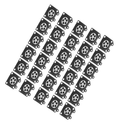 30Pcs/Set Carburetor Diaphragm Gasket Chainsaw Accessory for ZAMA 2500/3800/4500/5200/5800