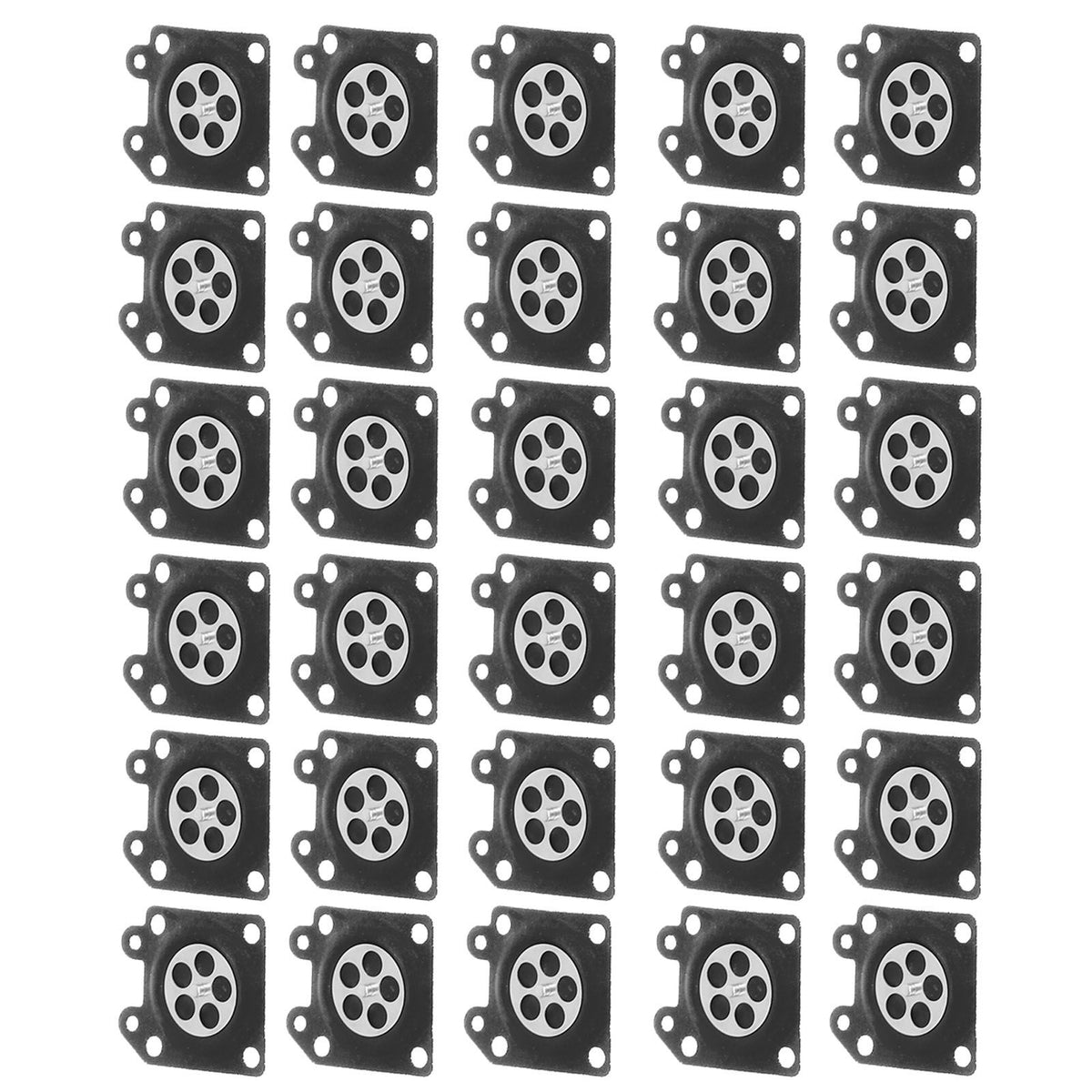 30Pcs/Set Carburetor Diaphragm Gasket Chainsaw Accessory for ZAMA 2500/3800/4500/5200/5800