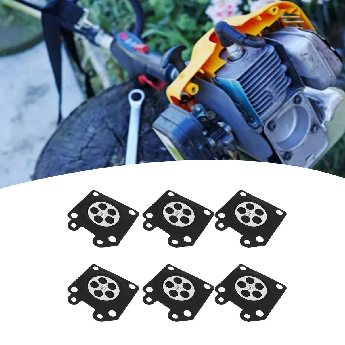 30Pcs/Set Carburetor Diaphragm Gasket Chainsaw Accessory for ZAMA 2500/3800/4500/5200/5800