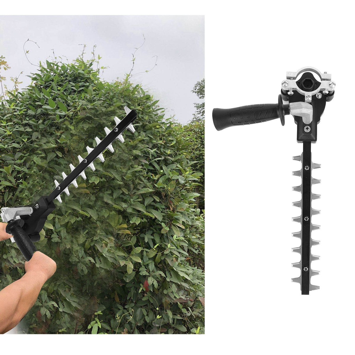 9 Teeth Blade Hedge Trimmer Attachment Angle Grinder to Hedge Trimmer Working Head Garden Tool