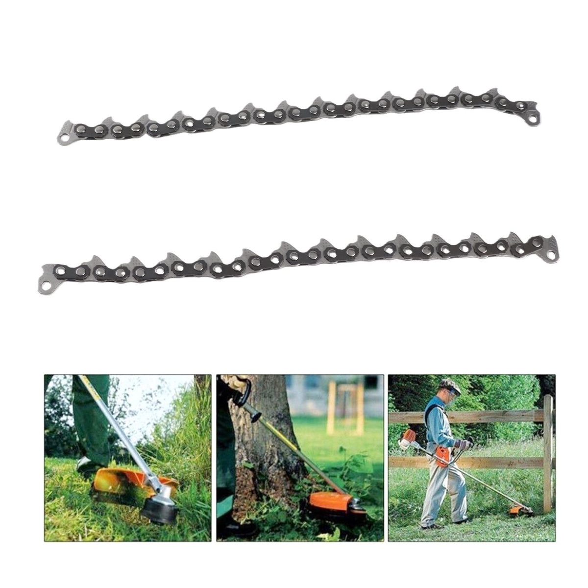 Trimmer Head Chain Wearproof Chain Replacement for Garden Lawn Mower Brush Cutter