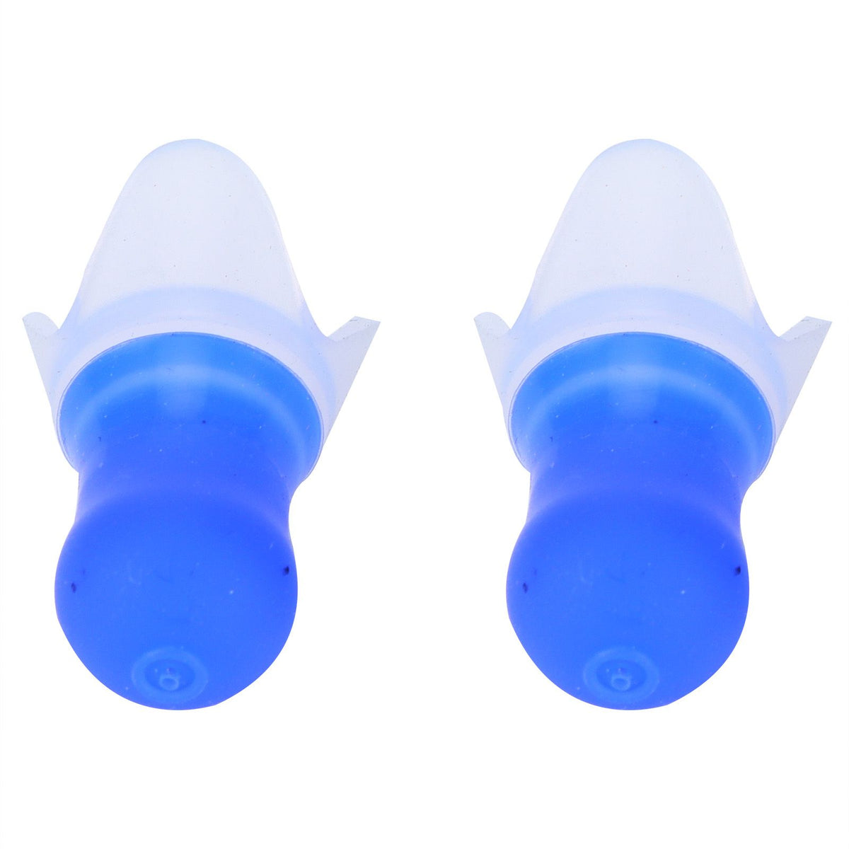 Swimming Waterproof Earplugs Flying Noise Reduction Silicone Ear Plug with Black Sealing BottleBlue Earplug