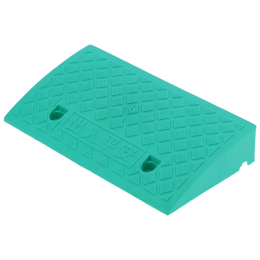 9cm Thickness Portable Curb Ramp Plastic Threshold Ramp for Driveway Car Supplies Green