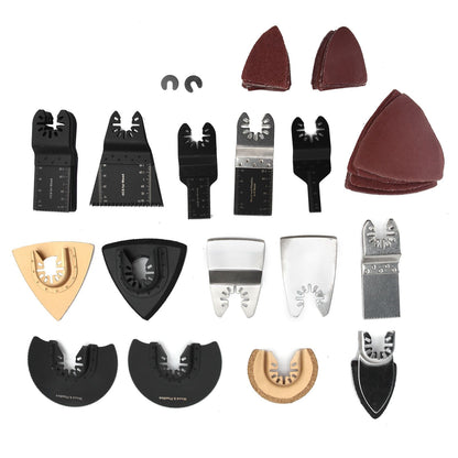 Universal Oscillating Saw Blade Set High Carbon Steel Quick Release Multi Tool Blades Accessories