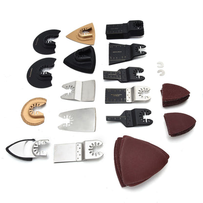 Universal Oscillating Saw Blade Set High Carbon Steel Quick Release Multi Tool Blades Accessories