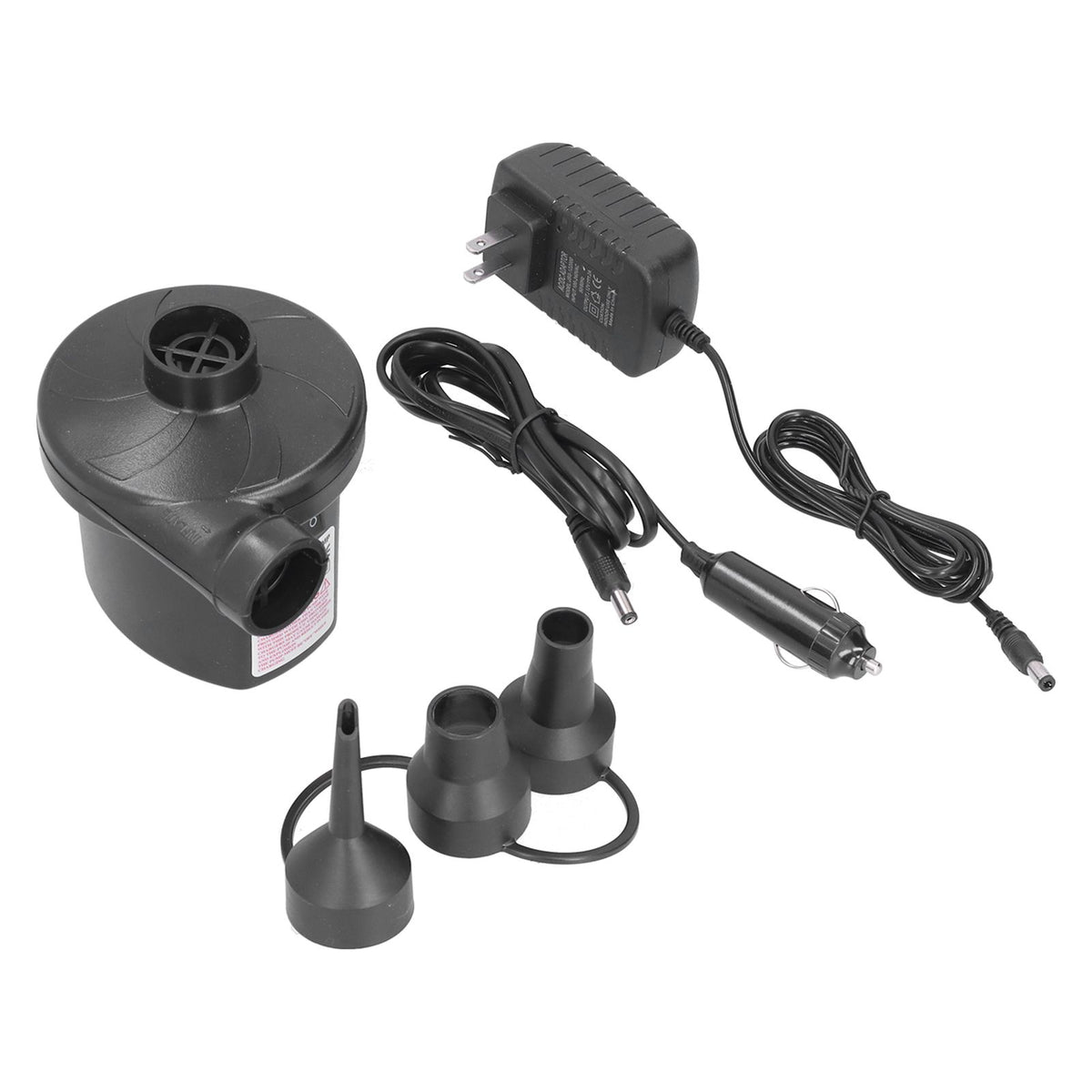 Air Pump Dual Use Inflation Deflation AC DC Electric Air Pump with Car Charger
