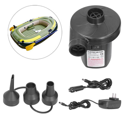 Air Pump Dual Use Inflation Deflation AC DC Electric Air Pump with Car Charger