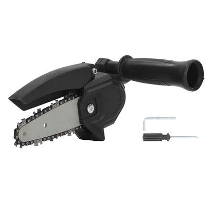Electric Chainsaw Modification Tool 4 Inch Portable Chainsaw Attachment Kit Electric Drill to Chainsaw Adapter Converting Head